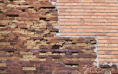 Image showing part of the brickwork