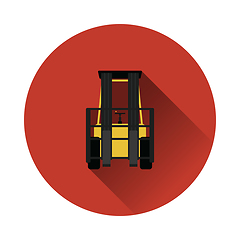 Image showing Warehouse forklift icon