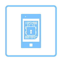 Image showing Mobile Security Icon