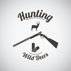 Image showing Hunting Emblem