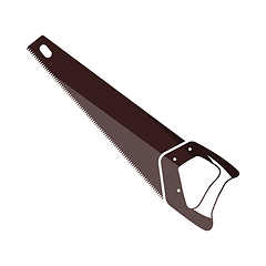 Image showing Hand saw icon