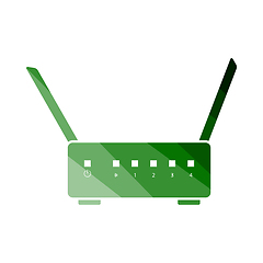 Image showing Wi-Fi Router Icon