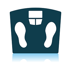 Image showing Floor Scales Icon