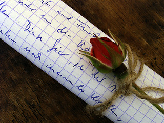 Image showing love letter