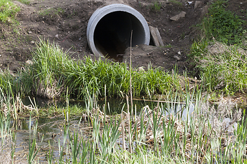 Image showing concrete sewer pipe