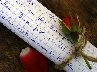 Image showing love letter