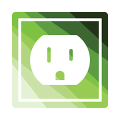 Image showing Electric outlet icon