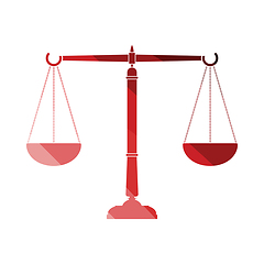 Image showing Justice scale icon