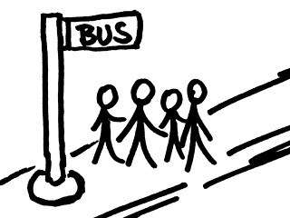 Image showing bus stop