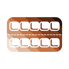 Image showing Tablets pack icon