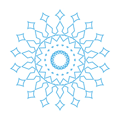 Image showing Snowflake ornate