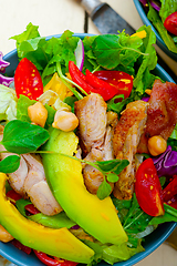 Image showing Chicken Avocado salad