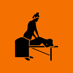 Image showing Woman Massage Icon