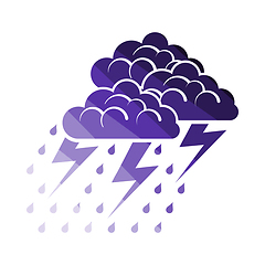 Image showing Thunderstorm Icon