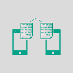 Image showing Exchanging Data Icon