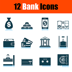 Image showing Bank Icon Set
