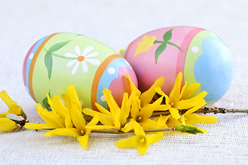 Image showing Easter eggs