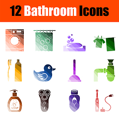 Image showing Bathroom Icon Set