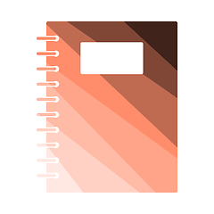 Image showing Exercise Book With Pen Icon