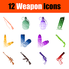 Image showing Weapon Icon Set