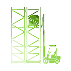 Image showing Warehouse Forklift Icon