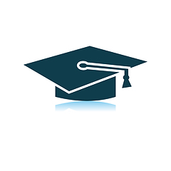 Image showing Graduation Cap Icon