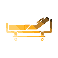 Image showing Hospital bed icon