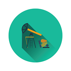 Image showing Oil pump icon