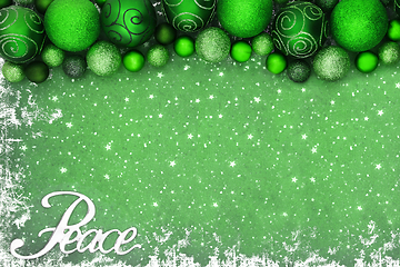 Image showing Peace on Earth at Christmas Time