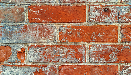 Image showing Texture of old brick wall