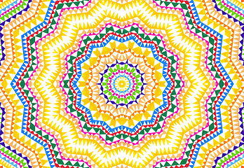 Image showing Abstract colorful triangles pattern