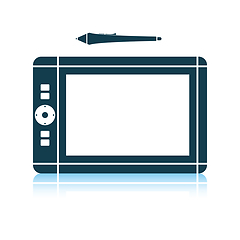 Image showing Graphic tablet icon