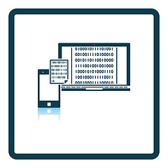 Image showing Exchanging Data Icon