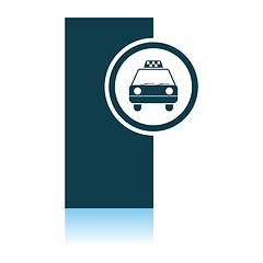 Image showing Taxi Station Icon