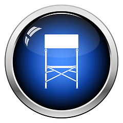 Image showing Icon Of Fishing Folding Chair