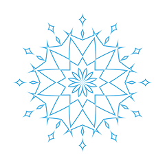 Image showing Snowflake ornate