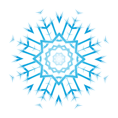 Image showing Snowflake ornate