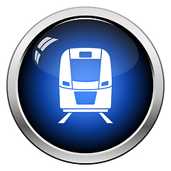 Image showing Train icon front view