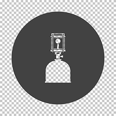 Image showing Camping gas burner lamp icon