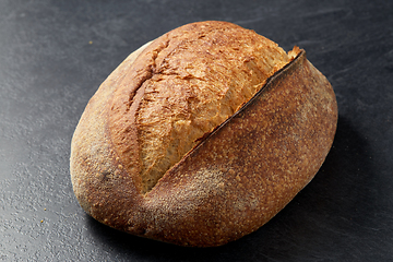 Image showing homemade craft bread on table