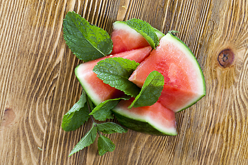 Image showing table watermelon