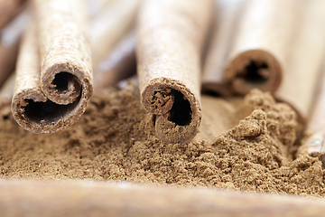 Image showing aromatic fresh cinnamon