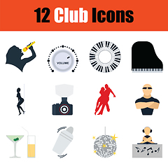 Image showing Set of Night club icons