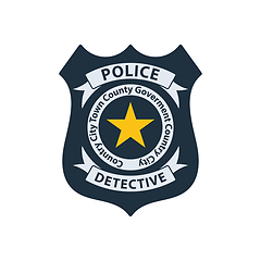 Image showing Police badge icon