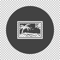 Image showing Landscape art icon