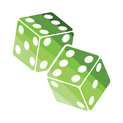 Image showing Craps dice icon