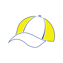 Image showing Baseball cap icon