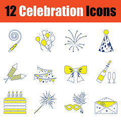 Image showing Party icon set