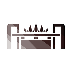 Image showing Gas burner icon