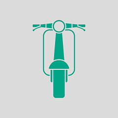 Image showing Scooter Icon Front View